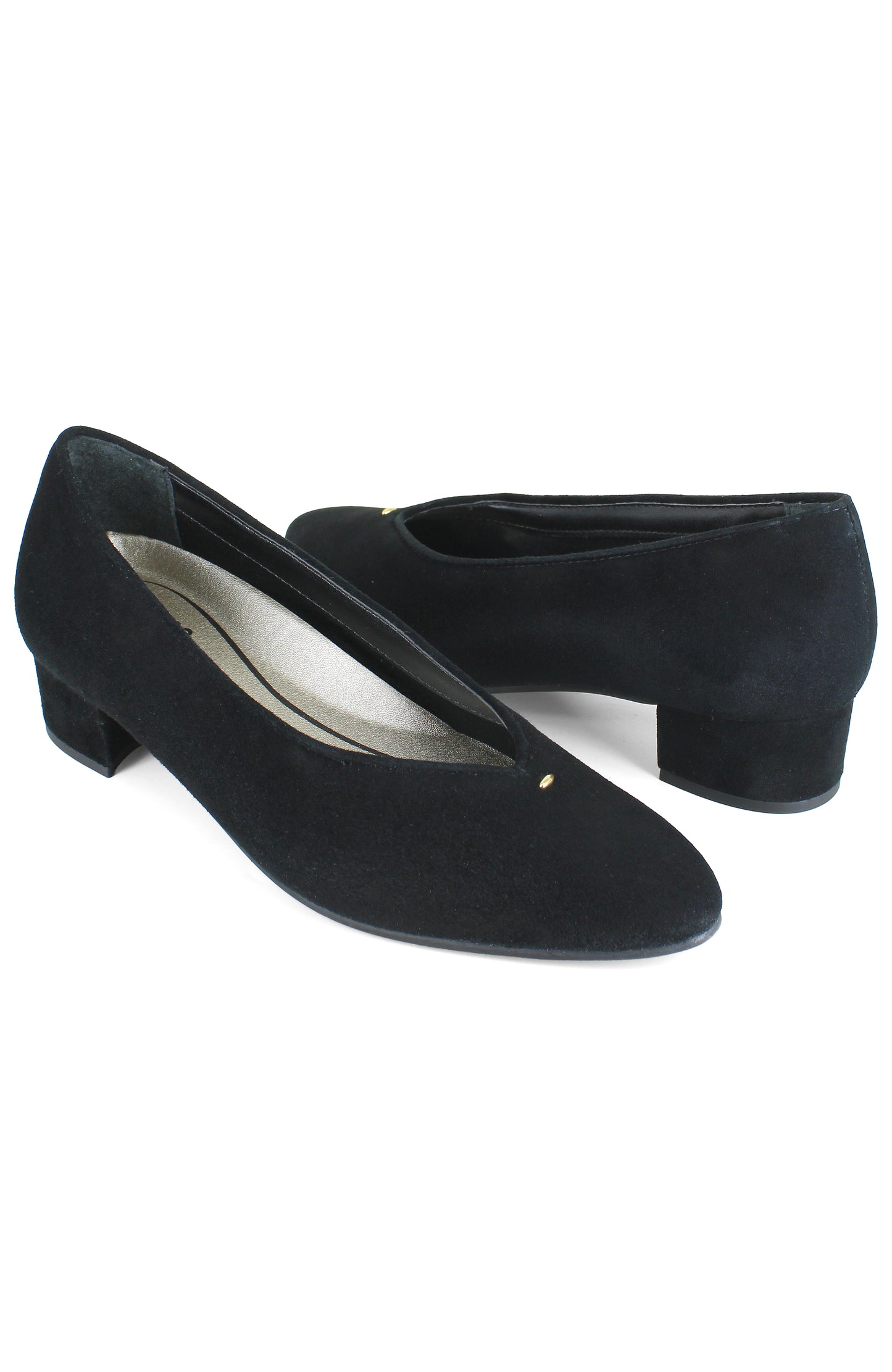 Hannah Pump - Black Suede