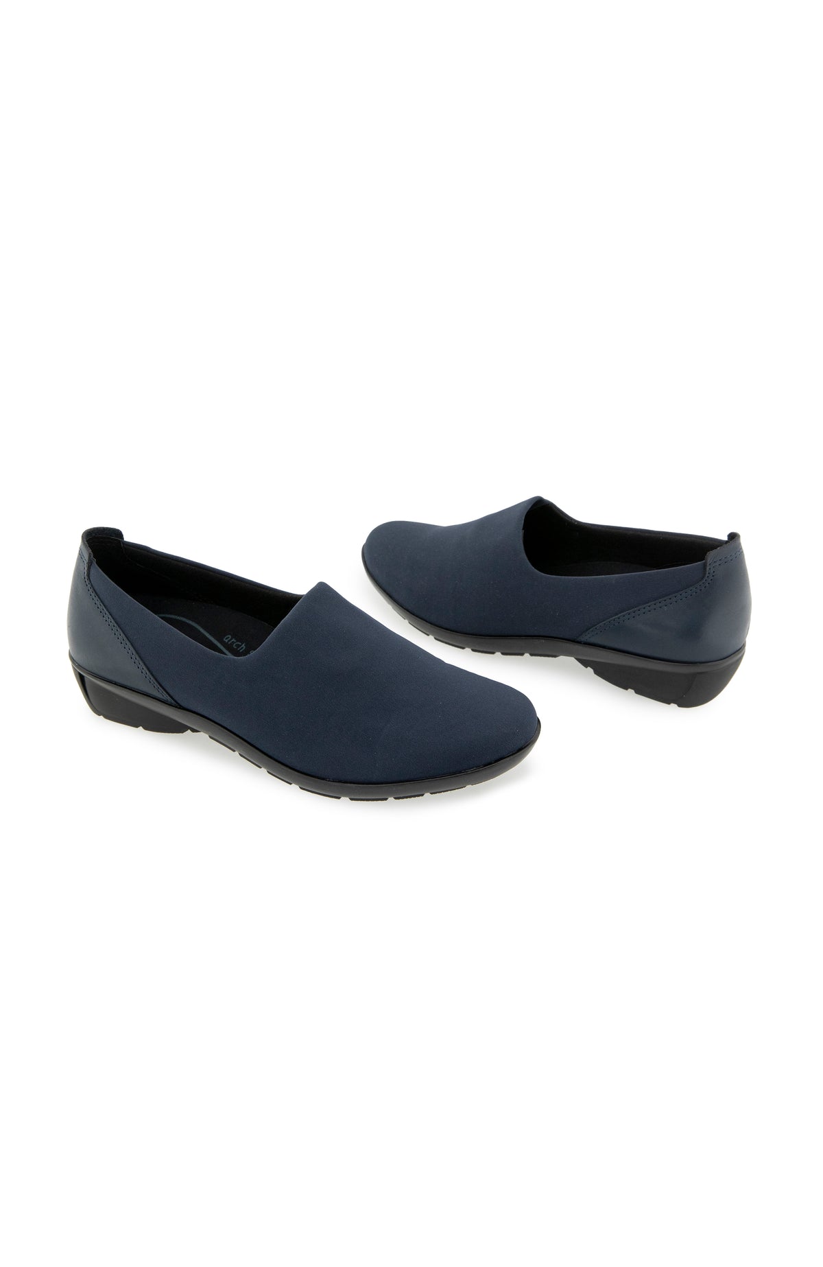 Jules Slip On - Navy Stretch