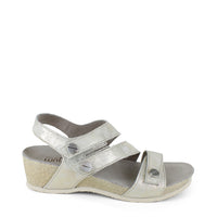 Del Mar Sandal - Cream Metallic