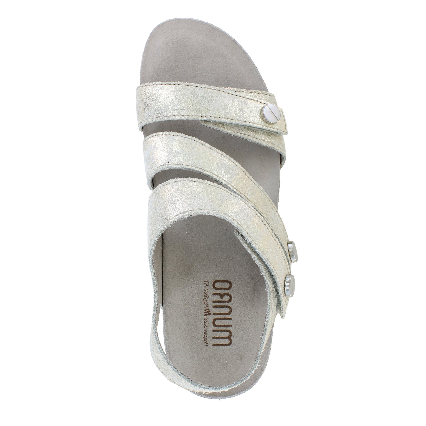 Del Mar Sandal - Cream Metallic