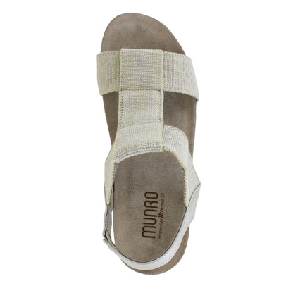 Georgette Sandal - Taupe Combo