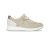 PIPER ATHLEISURE OXFORD IN KHAKI COMBINATION MATERIALS - SIDE VIEW