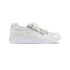 Tilly Athleisure Oxford in White Leather- Thumbnail