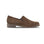 Kam suede in brown, loafer with double gore on ultra-lightweight  EVA lug outsole swatch side view