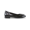 Gianna Flat in Black Semi Patent - thumbnail