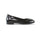 Gianna Flat in Black Semi Patent - thumbnail