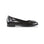 Gianna Flat in Black Semi Patent - thumbnail