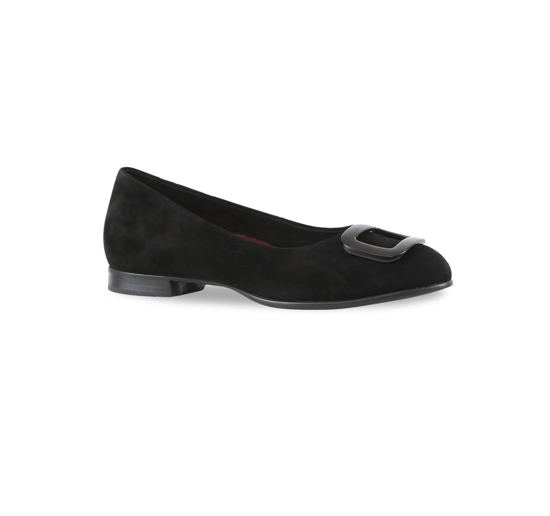 GIANNA-BLACK SUEDE