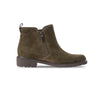 ROURKE DOUBLE ZIPPER BOOT IN HERB SUEDE ON LUG UNIT - SIDE VIEW