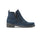 ROURKE DOUBLE ZIPPER BOOT IN DEEP INDIGO SUEDE ON LUG UNIT - SIDE VIEW