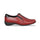 Berkley Shoe with Zipper and gore in Red Leather - Side View