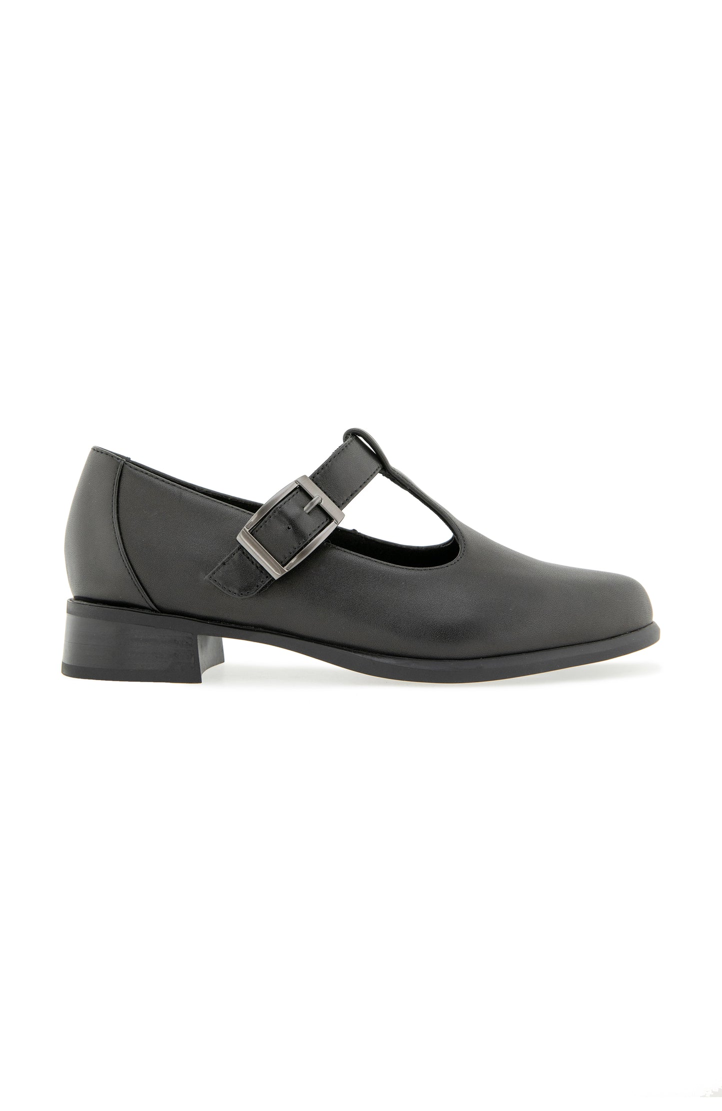 Carmen T Strap - Black Leather