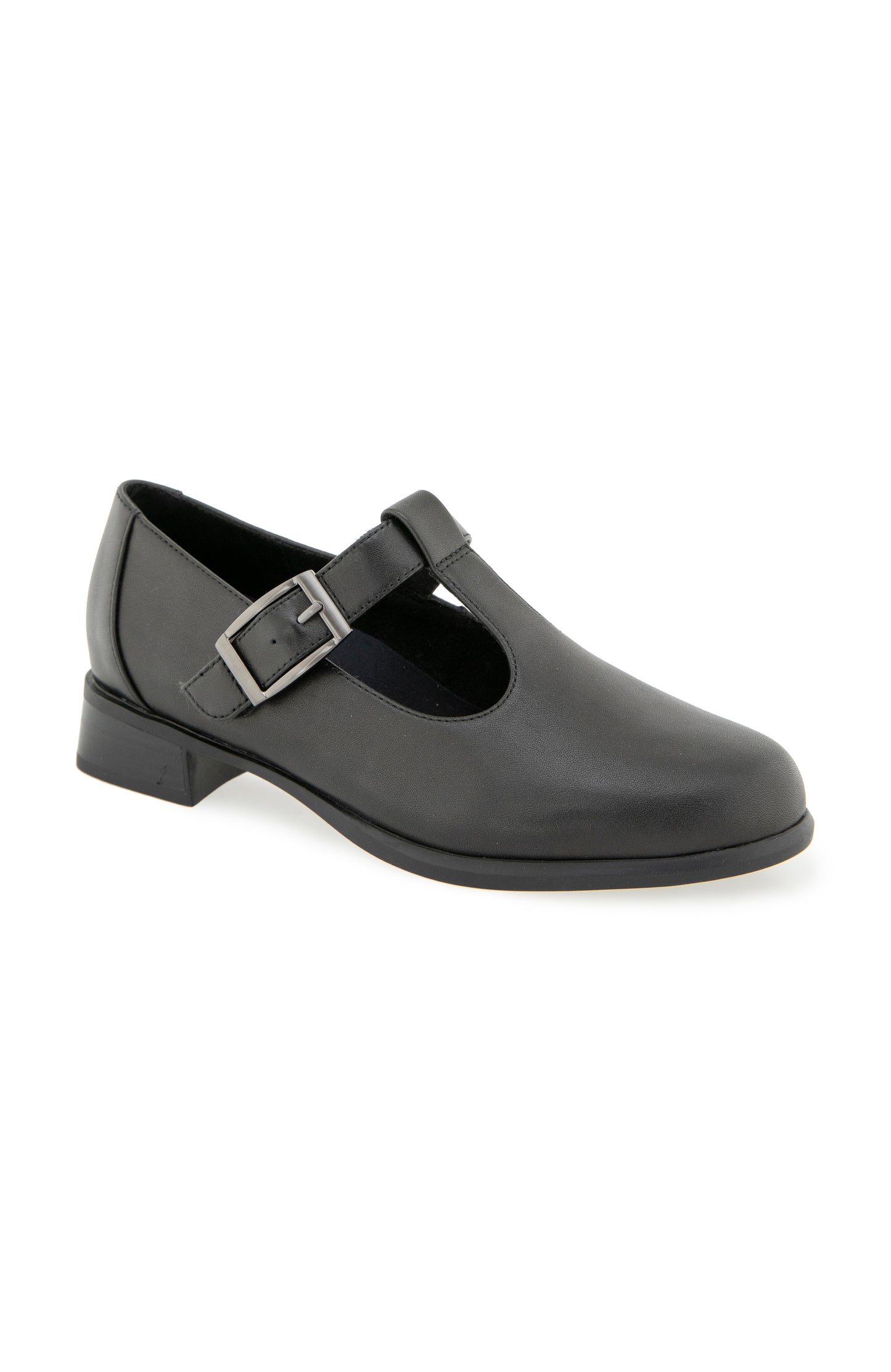 Carmen T Strap - Black Leather