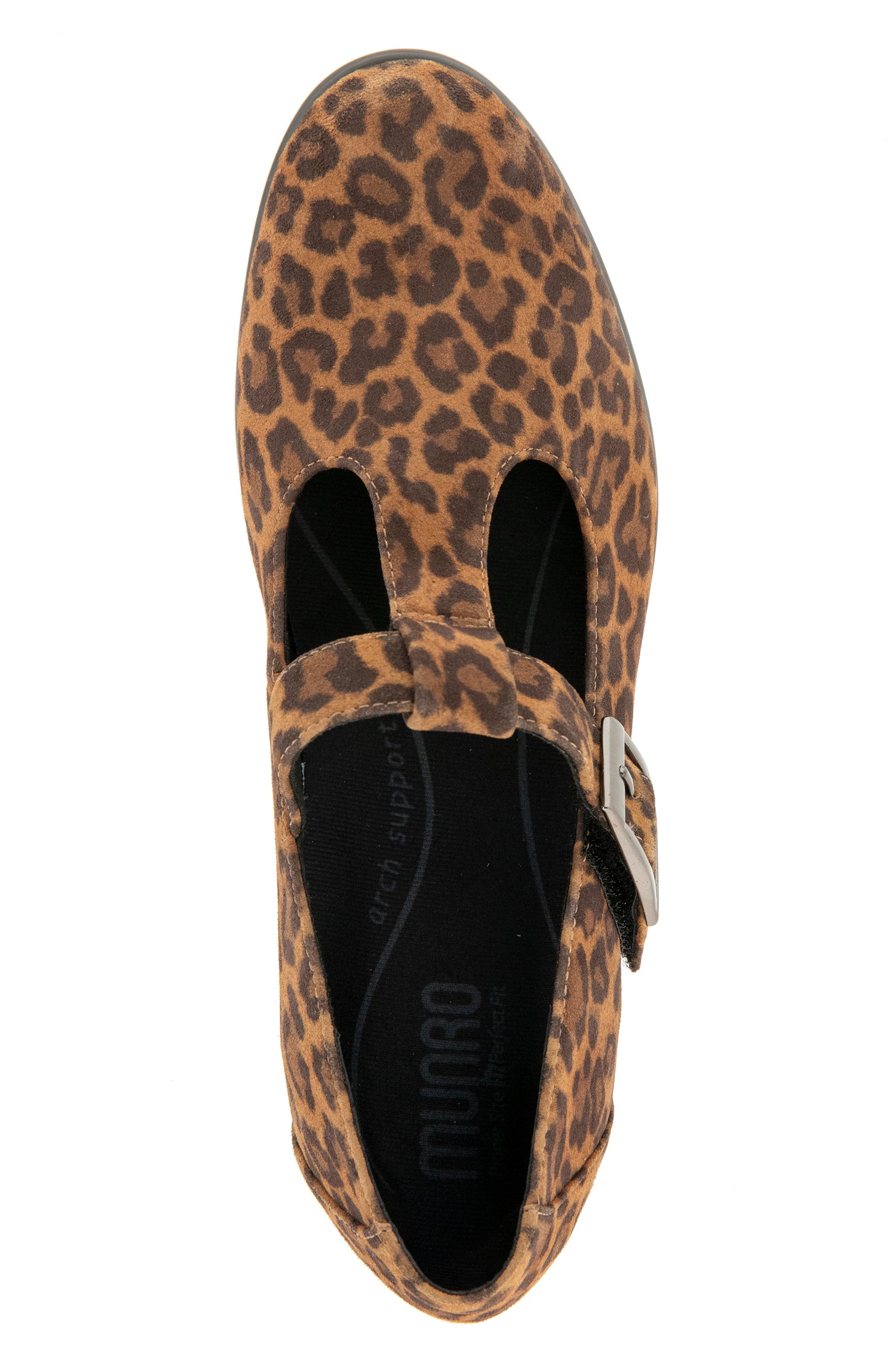 Carmen T Strap - Leopard Suede