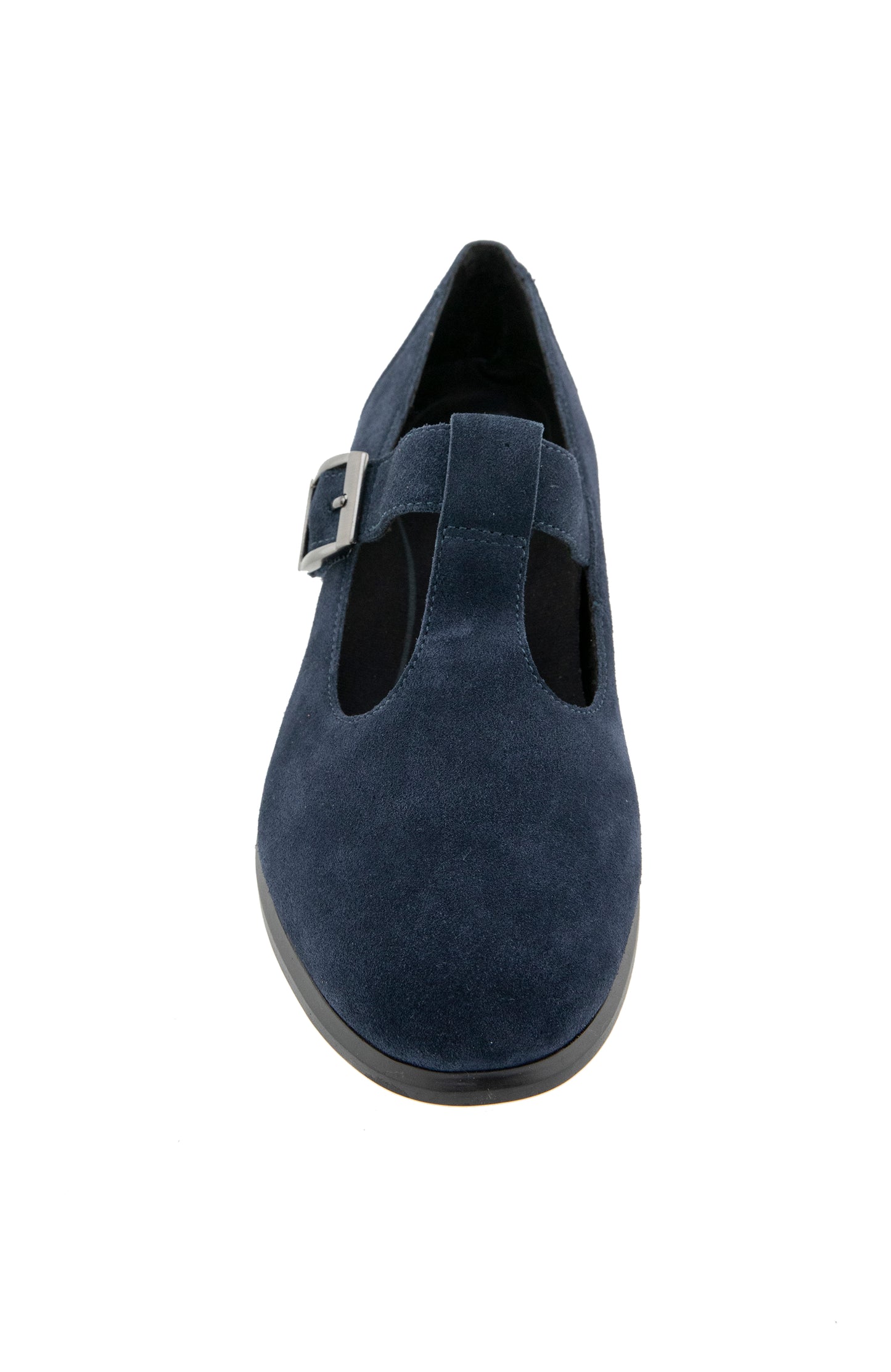 Carmen T Strap - Navy Suede