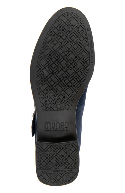 Carmen T Strap - Navy Suede