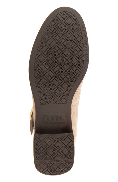 Carmen T Strap - Tan Suede