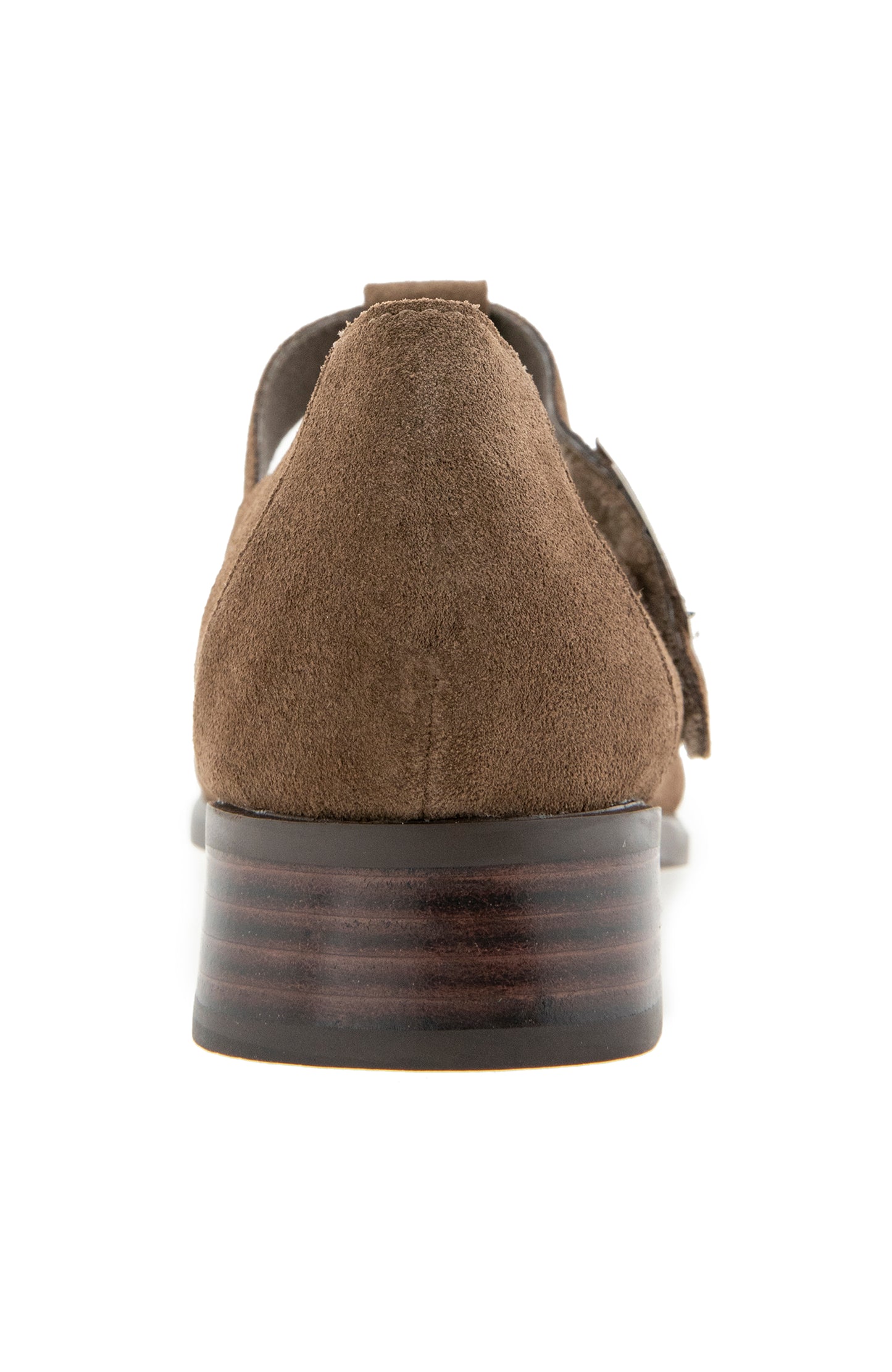 Carmen T Strap - Taupe Suede