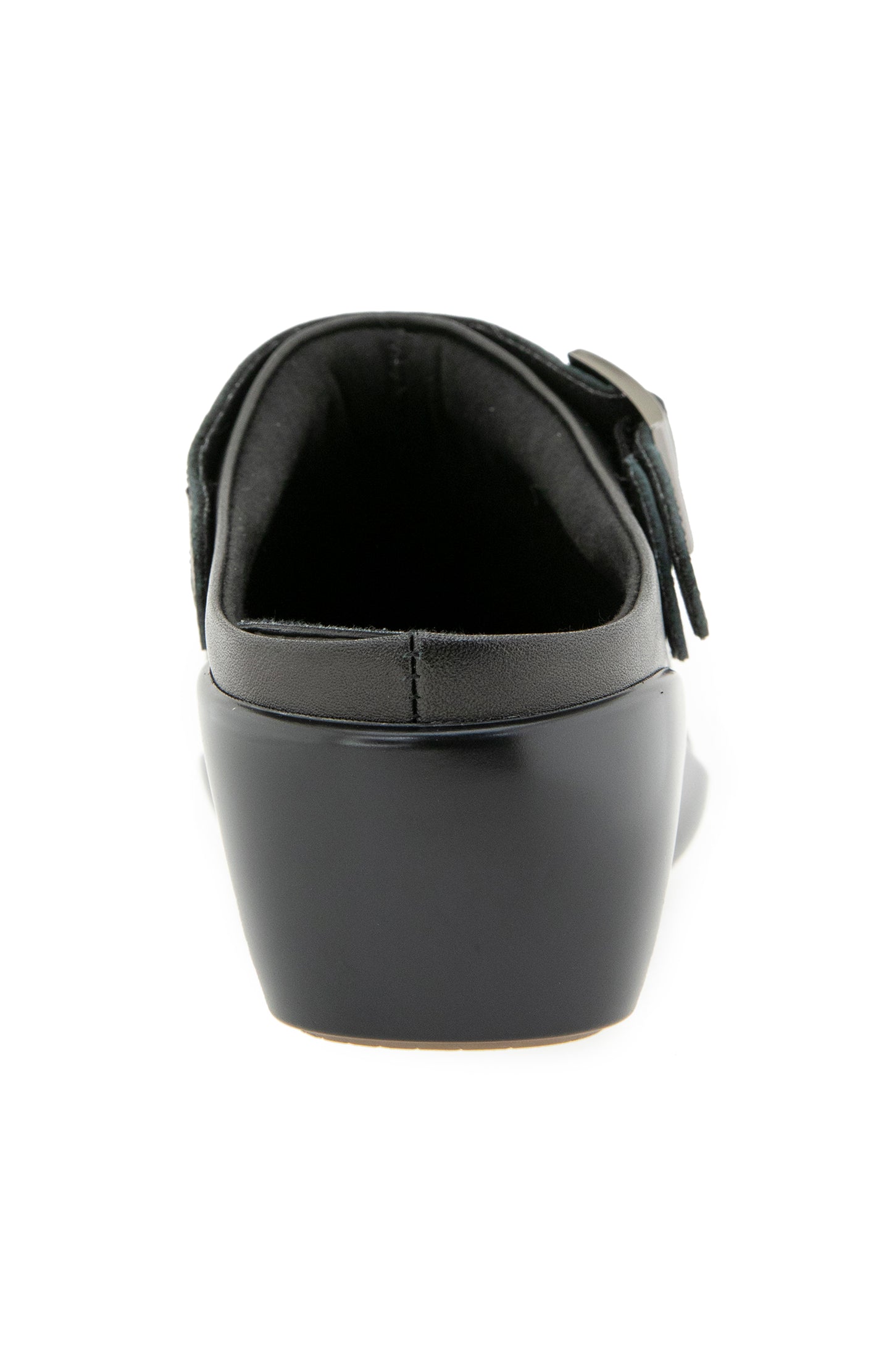 Clarice Clog - Black Leather