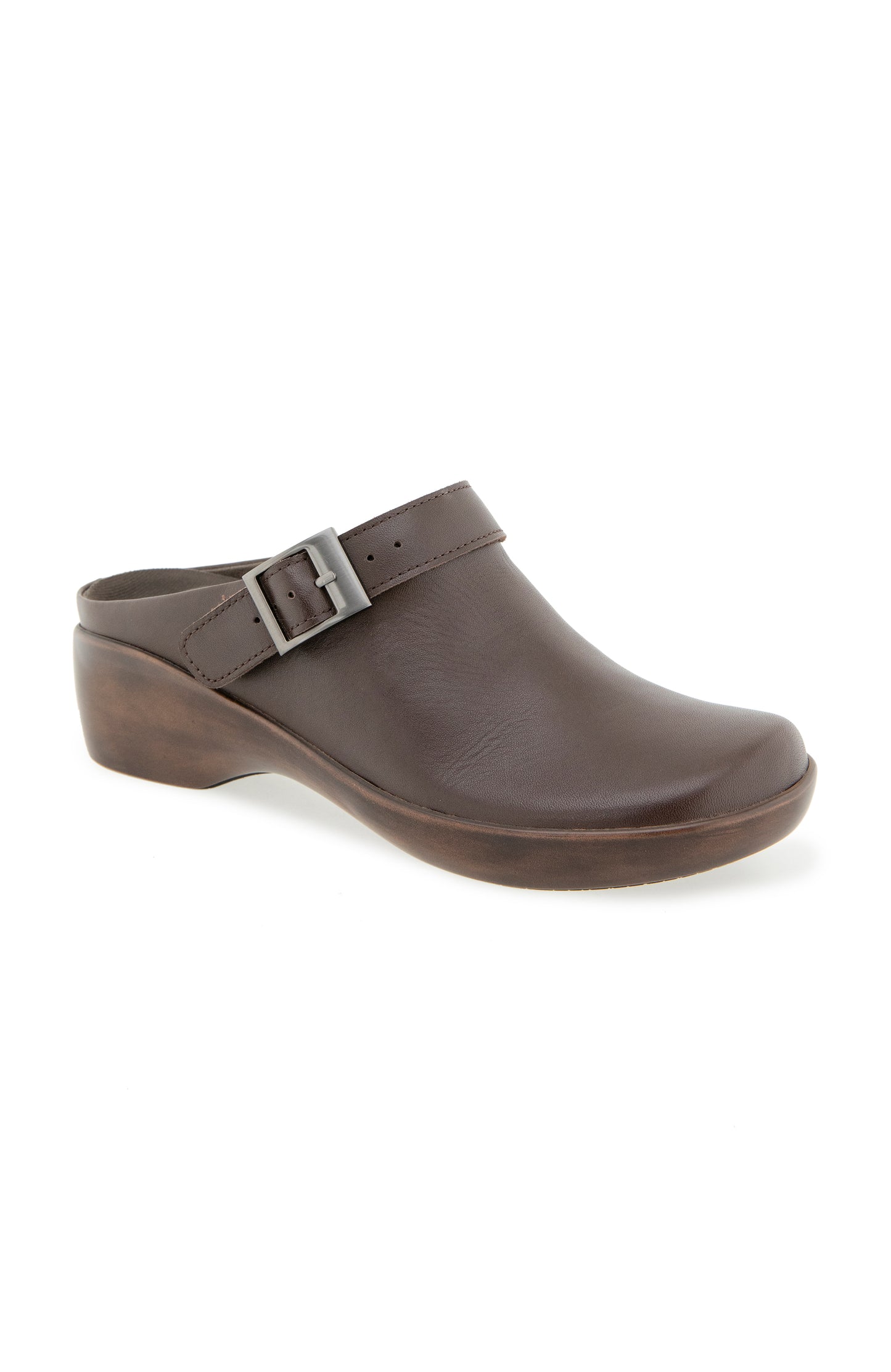 Clarice Clog - Chocolate Leather