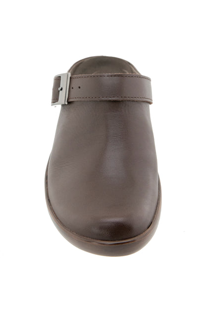 Clarice Clog - Chocolate Leather