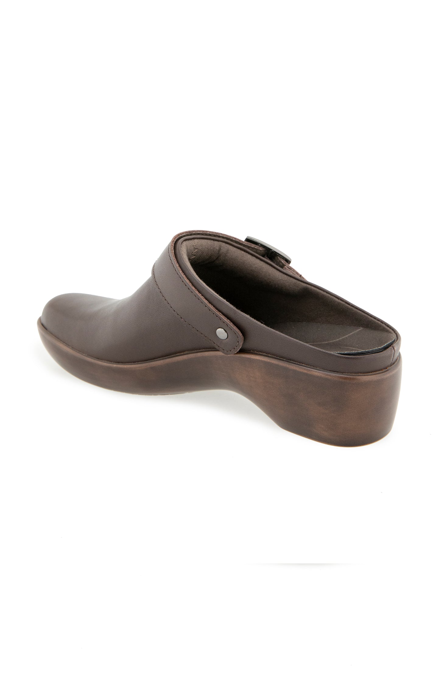 Clarice Clog - Chocolate Leather
