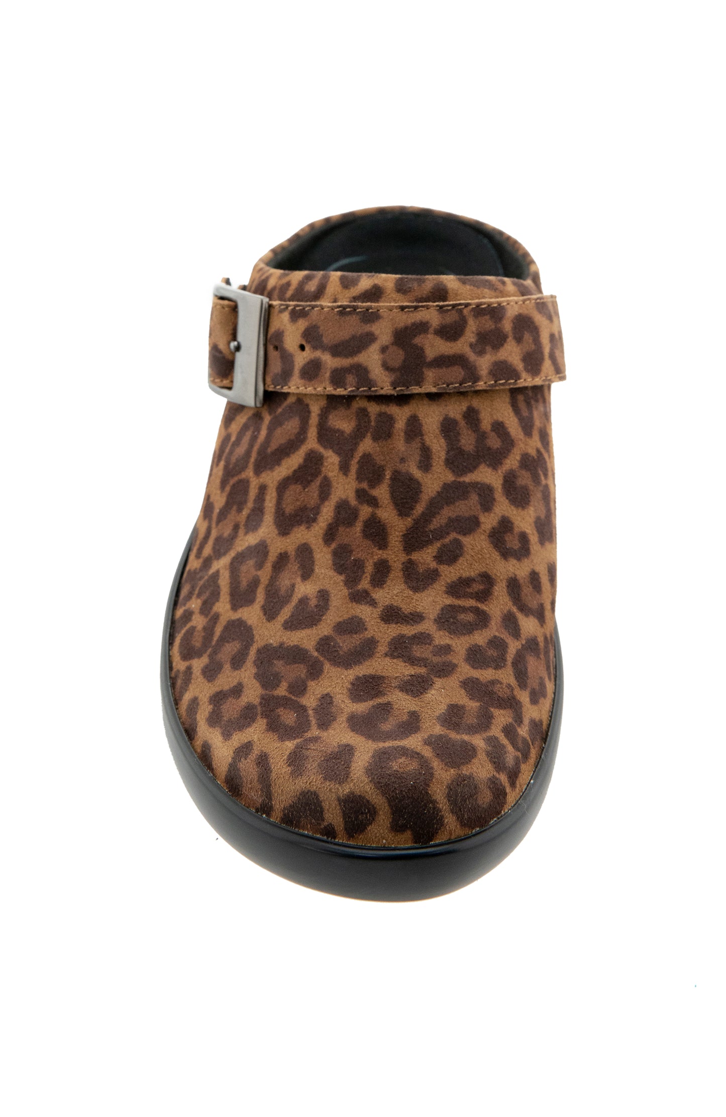 Clarice Clog - Leopard Suede