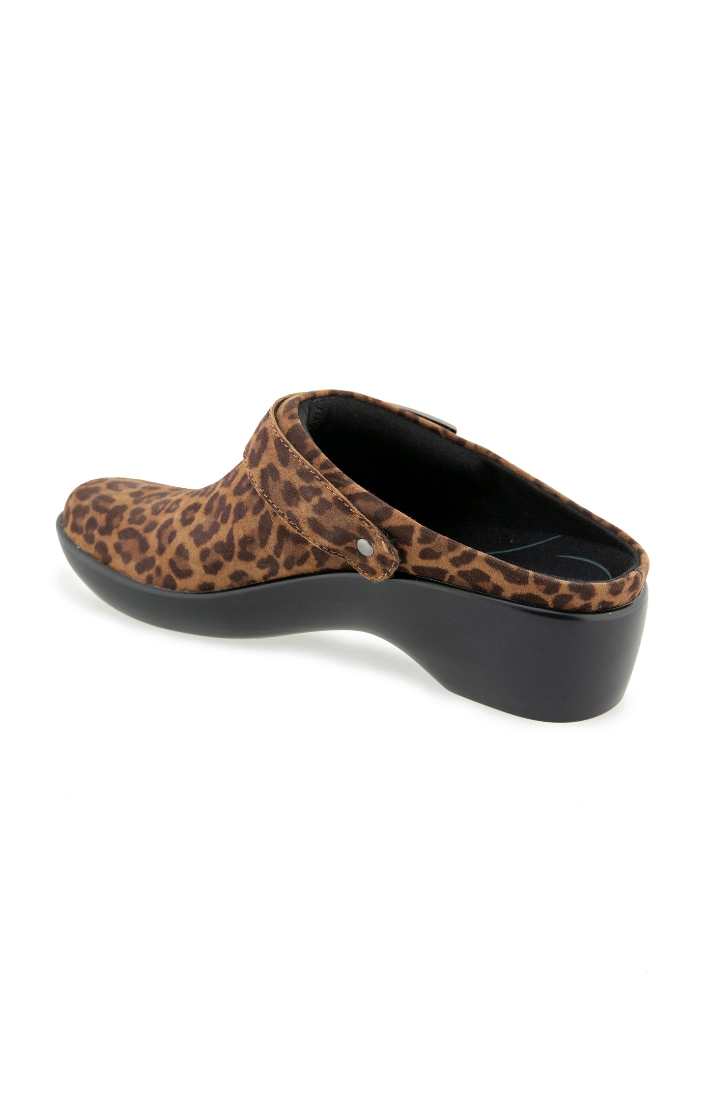 Clarice Clog - Leopard Suede