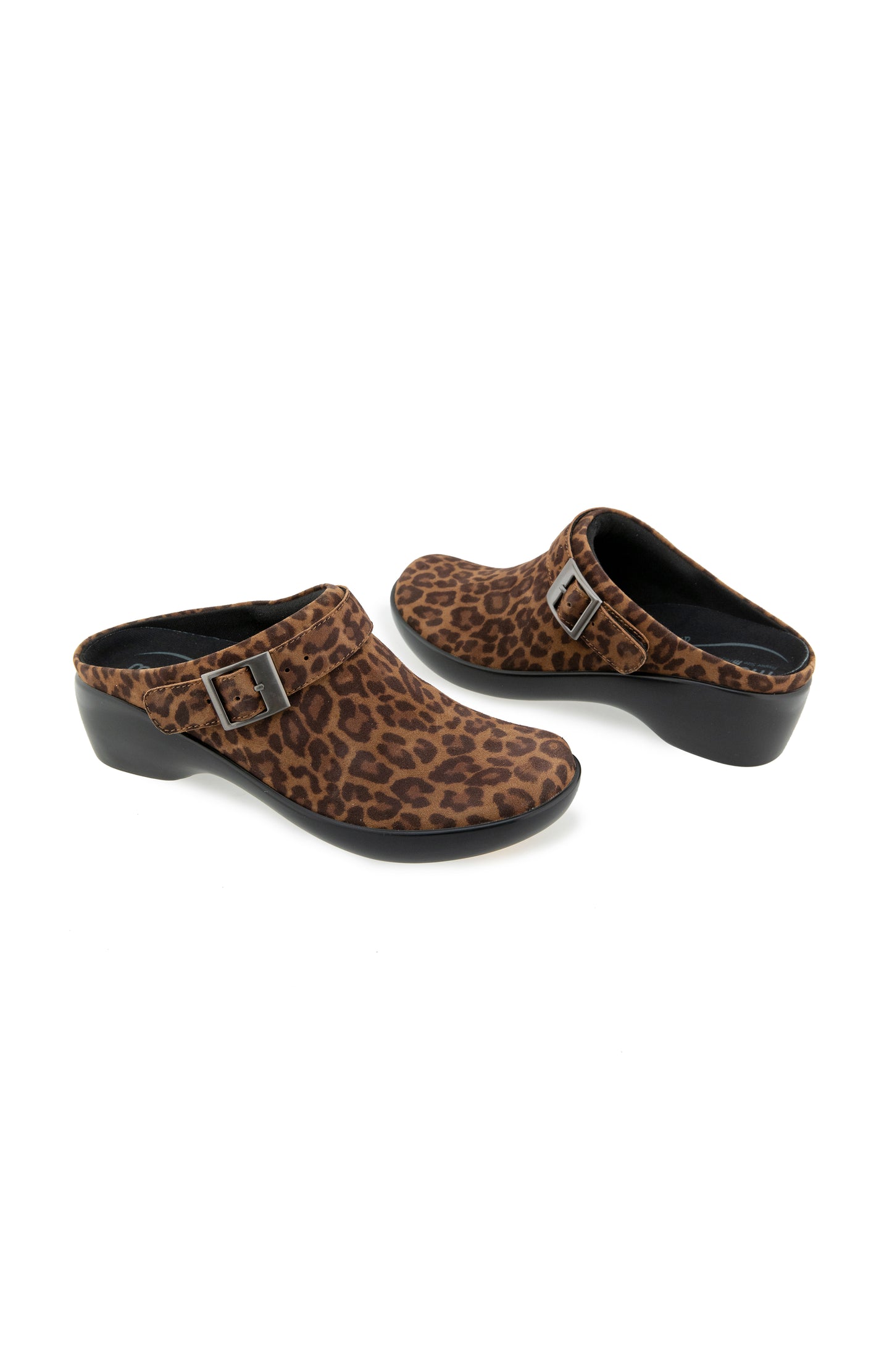 Clarice Clog - Leopard Suede