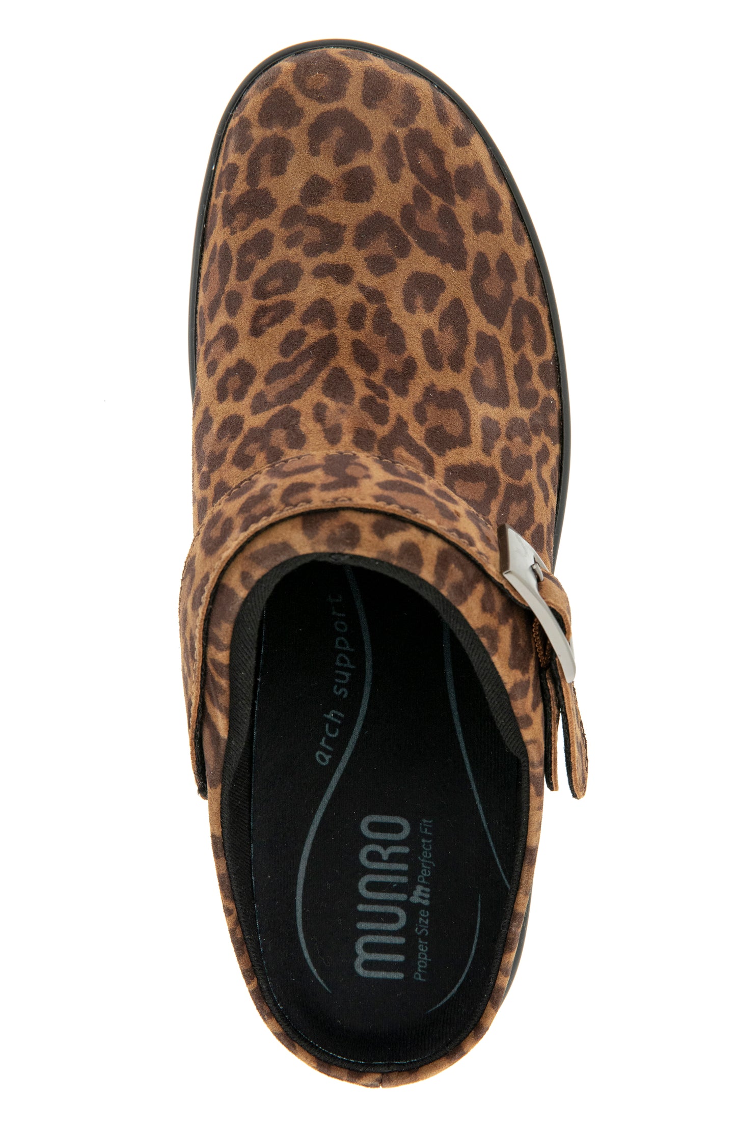 Clarice Clog - Leopard Suede