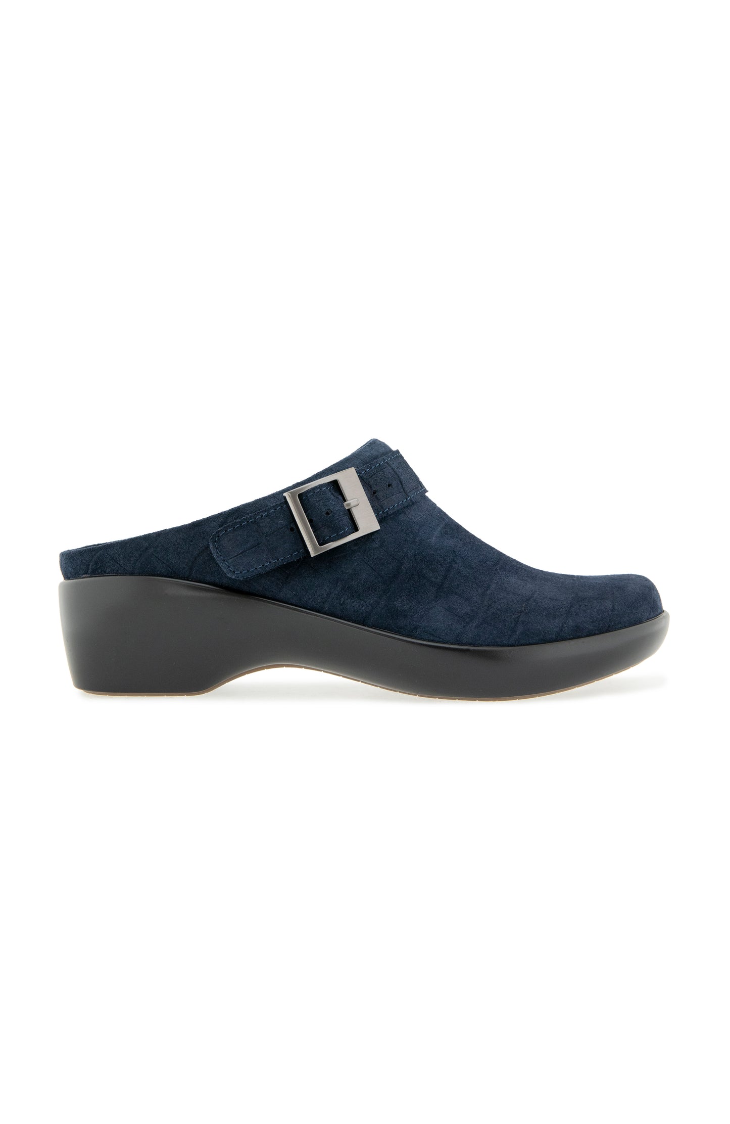 Clarice Clog - Navy Suede