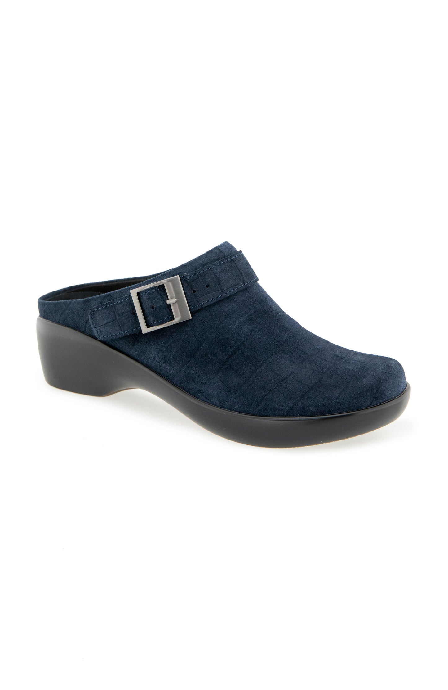Clarice Clog - Navy Suede