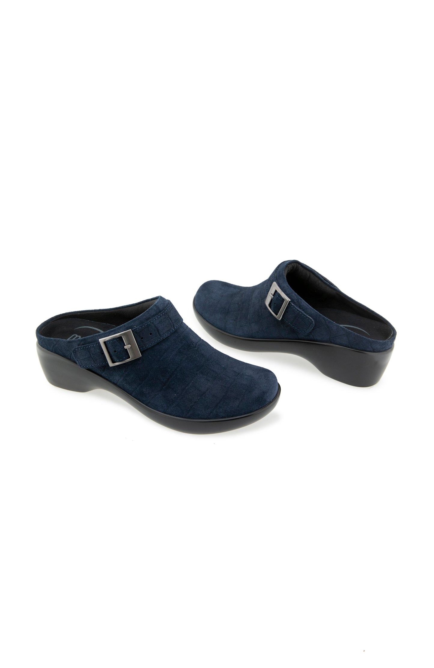 Clarice Clog - Navy Suede