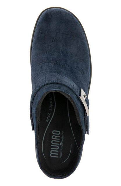 Clarice Clog - Navy Suede