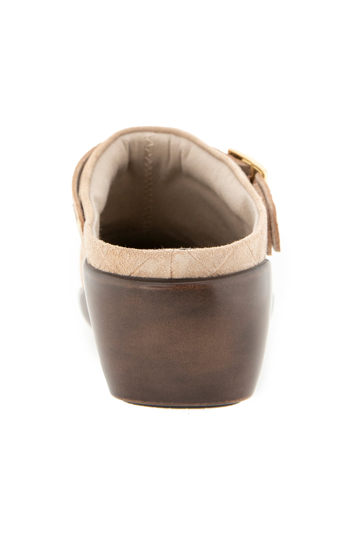 Clarice Clog - Tan Suede