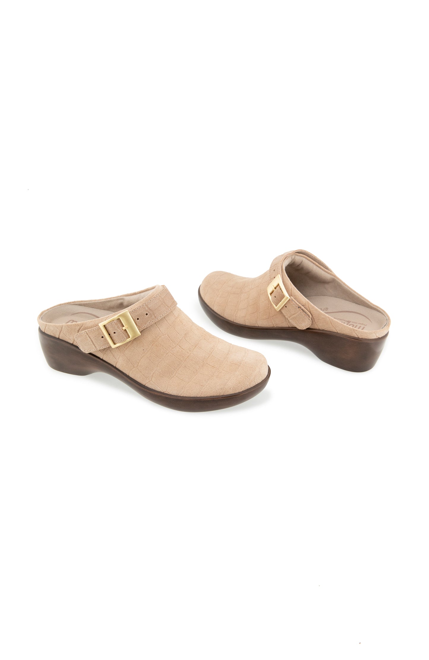 Clarice Clog - Tan Suede