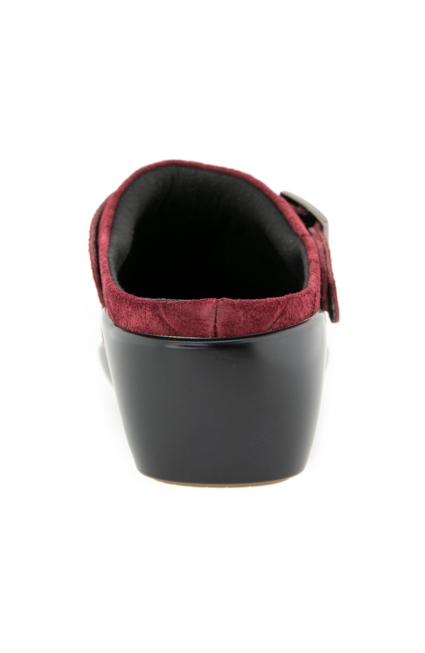 Clarice Clog - Wine Suede