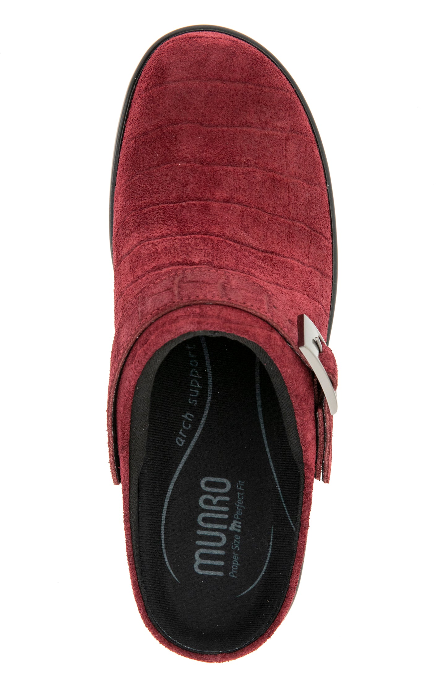 Clarice Clog - Wine Suede