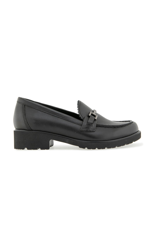 Colleen Loafer - Black Leather