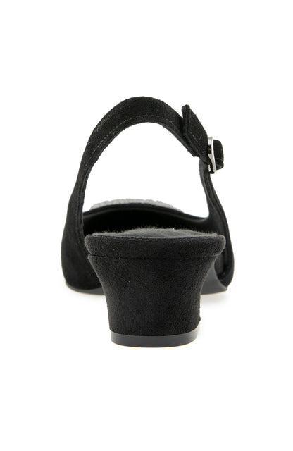 Diva Pump - Black Suede