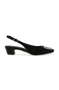 Diva Pump - Black Suede