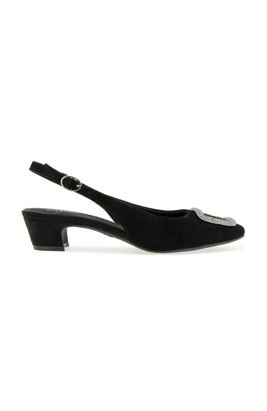 Diva Pump - Black Suede