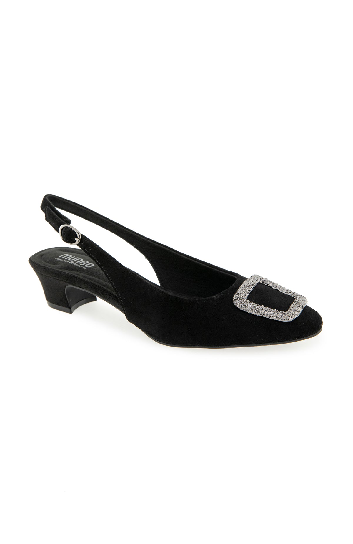 Diva Pump - Black Suede
