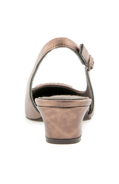 Diva Pump - Bronze Leather