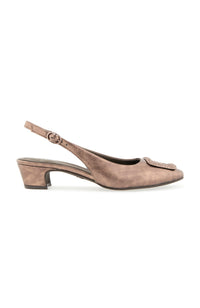 Diva Pump - Bronze Leather