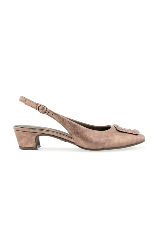 Diva Pump - Bronze Leather