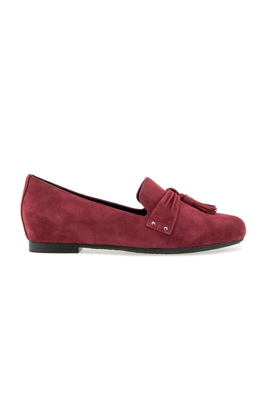 Ember Slip On - Wine Suede