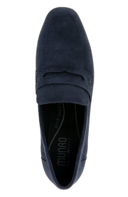 Emily Slip On - Navy Suede