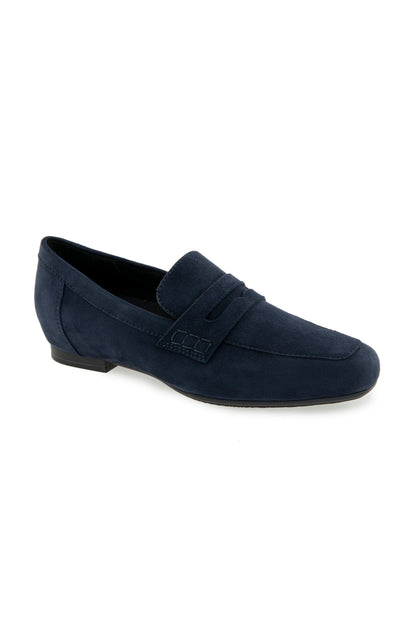 Emily Slip On - Navy Suede
