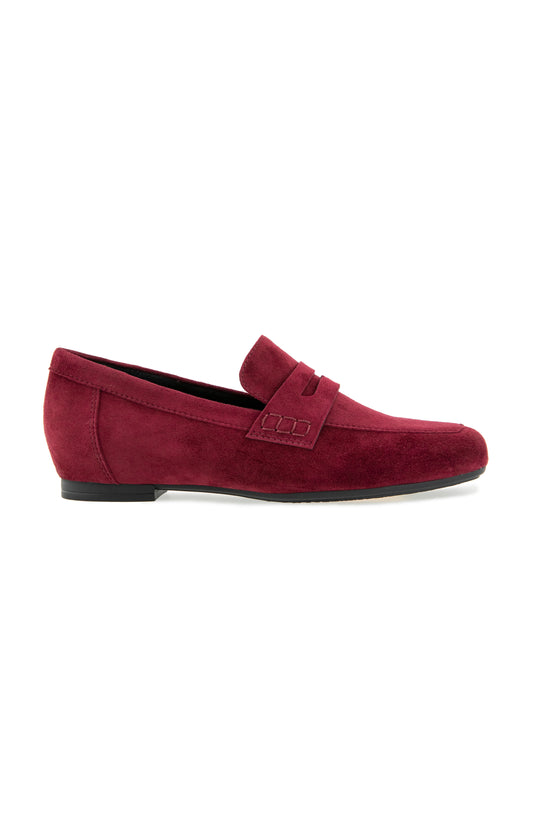 Emily Slip On - Wine Suede